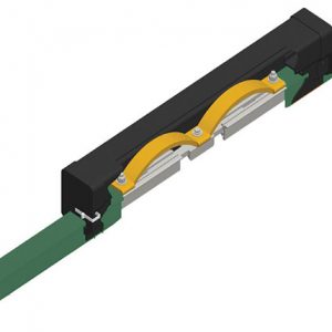 Part No. XA-37677E Hevi-Bar II, Expansion Section, 500A, Green PVC Cover, 30 ft L