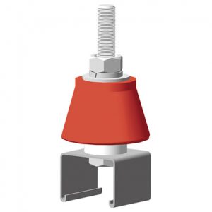 Part No. XA-38779 Safe-Lec 2 Hanger Clamp, 1-Pole, Stainless Steel, With Insulator (was 310827)