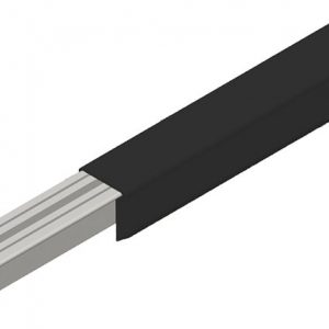 Part No. XA-38936F Hevi-Bar II Conductor Bar 700A, Black UV Resistant PVC Cover, 10FT Length