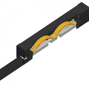 Part No. XA-38946 Hevi-Bar II, Expansion Section, 500A, Black UV Resistant PVC Cover, Stainless Steel Hdwe, 4 inch Travel, 30 ft L