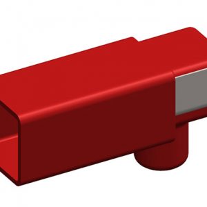 Part No. XA-39123 Safe-Lec 2 End Cap For Aluminum or Stainless Steel Bar, Stainless Steel Hardware