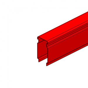 Part No. XA-39295 Hevi-Bar II Conductor Bar Cover 1500A, Red Med Heat Polycarbonate, 29FT Length