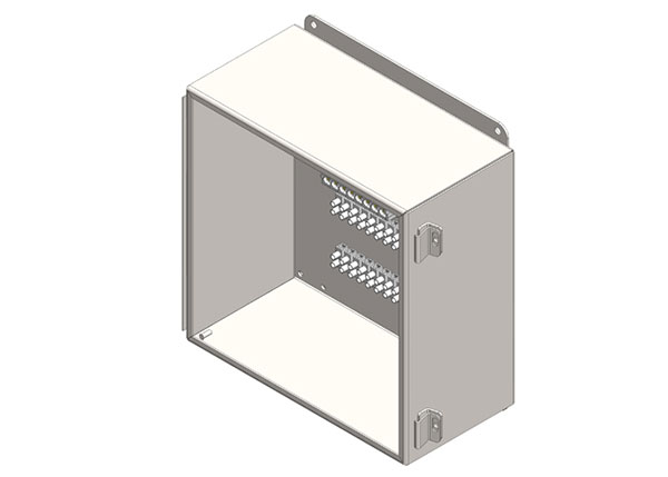 Part No. XA-39388 Junction Box, NEMA 12, with terminals for 24-Pole Control + 8 Power, 12″ x 12″ x 6″