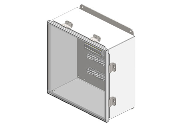 Part No. XA-39388B Junction Box, NEMA 4, with terminals for 24-Pole Control + 8 Power, 12″ x 12″ x 6″