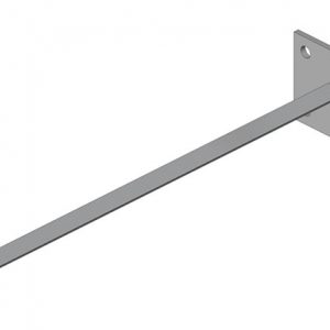 Part No. XA-39618 Safe-Lec 2 Collector Mounting Bar, Single-Post, 0.5 inch (13 mm) sq, 16 inch Length