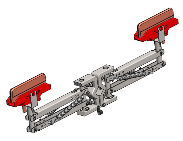 Part No. XA-39752 Hevi-Bar II, Collector, 250A, Tandem, J-Head, C-Base, Stainless Steel (for 500A bar)