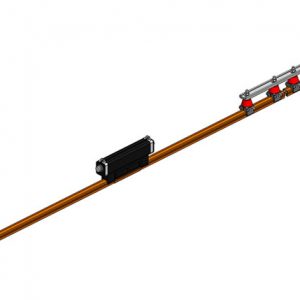 Part No. XA-399715-J Safe-Lec 2 Power Interrupting Sections, 400A AL/SS, Orange PVC Cover