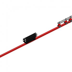 Part No. XA-399717-J Safe-Lec 2 Power Interrupting Sections, 400A AL/SS, Red Med Heat Polycarbonate Cover