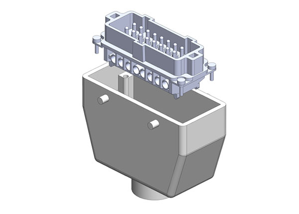 Part No. XA-41030 Quick Disconnect Connector – 16 pin, Male Top Entry