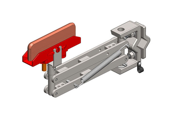 Part No. XA-50205 Hevi-Bar II, Collector, 125A, Single, J-Head, C-Base, Stainless Steel (for 500A bar)