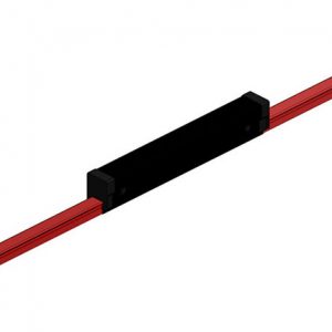 Part No. XA-50741-J Hevi-Bar II, Expansion Section, Dura Coat, 500A, Red Med Heat Polycarbonate Cover, w/Splice, 30 ft L