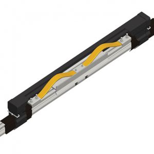 Part No. XA-50743B-J Hevi-Bar II, Expansion Section, 1000A, Black UV Resistant PVC Cover, Dura-Coat, w/Splice. 20 ft L