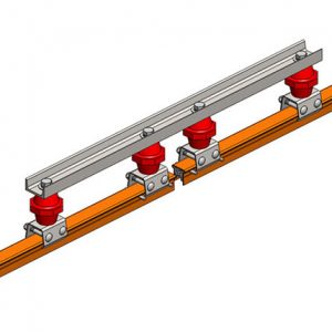 Part No. XA-50748 Hevi-Bar II, Power Interrupting Section, 700A, Orange Std Heat PVC Cover, 30 ft L