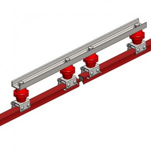 Part No. XA-50750-J Hevi-Bar II, Power Interrupting Section, Dura Coat, 500A, Red Med Heat Polycarbonate Cover, 30 ft L