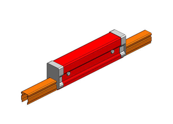 Part No. XA-534845 Hevi-Bar II, Splice Cover, 1000A, Red Med Heat Polycarbonate