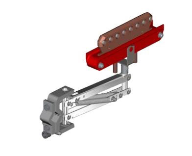 Part No. XA-51522 Hevi-Bar II, Collector, 200A, Single, R-Head, C-Base, Stainless Steel