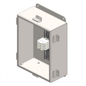 Part No. XA-52394C Junction Box, NEMA 4X With Terminals For 4-Pole Power (45A), 10″ x 8″ x 4″