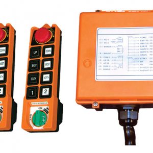 Part No. XA-700DL10 Radio Remote Control Kit, Saga L10 Series, 08-Button, 2-Speed, Key On/Off, E-Stop, 2 TX