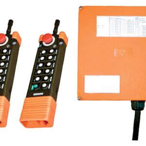 Part No. XA-700DL12 Radio Remote Control Kit, Saga L12 Series, 12-Button, 2-Speed, Key On/Off, E-Stop, 2 TX