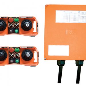 Part No. XA-700DL40 Radio Remote Control Kit, Saga L40 Series, Dual Joystick, 5-Speed w/E-Stop, 2 TX