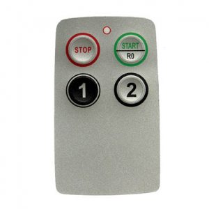 Part No. XA-701P0045 Radio Remote Control Part, for Saga Protean Series, Button Legend, Start/Stop numbers 1-2