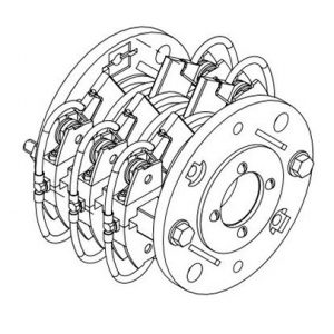 Part No. XA-CA12677 Slip Ring RA-DD05-SPEC