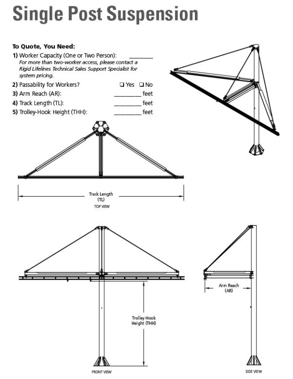 Single Post Suspension McDal Corporation