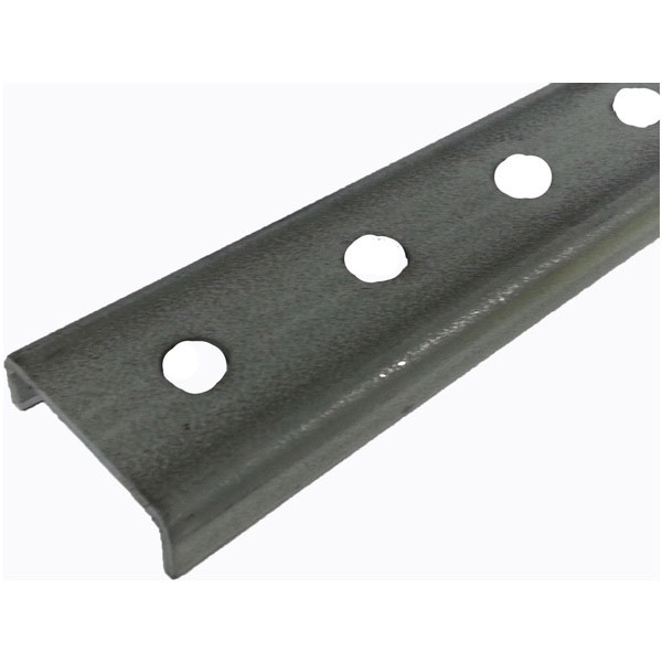 Part No. B-100-BR Rolled Formed Channel - 10 ft. Length - 1-1/2" Hole Spacing