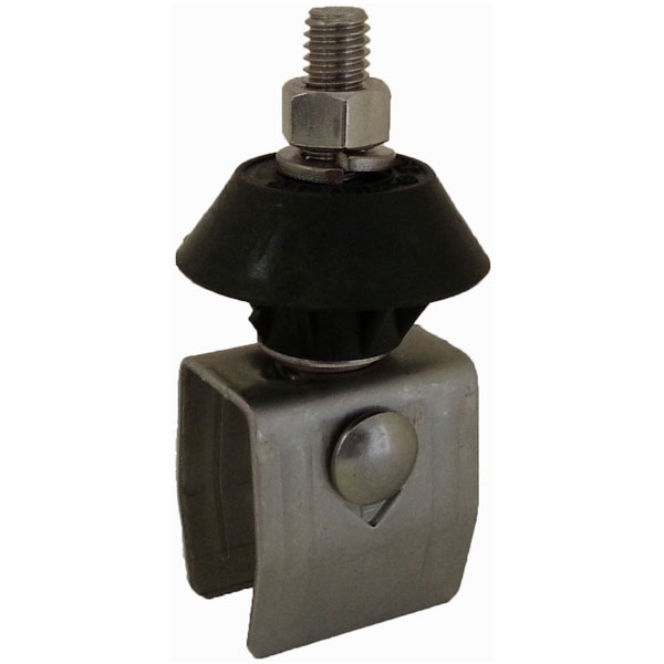 Part No. B-100-2FSG Stainless Steel Clamp Hanger and Insulator with Stainless Steel Hardware