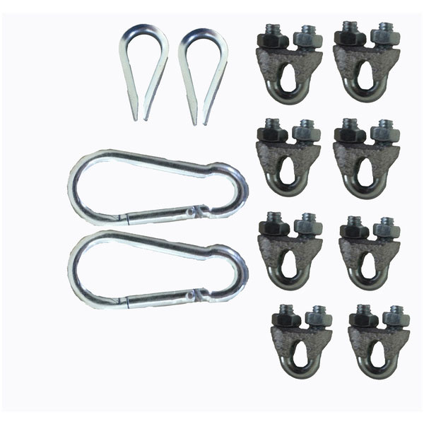 Part No. CT-SR HDW KIT Strain Relief Hardware Kit (Snap-Links, Thimbles and Clamps)