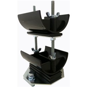 Part No. FC-CS1-2 Stationary End Clamp Assembly, Two Tier 3″ dia. Nylon Saddle