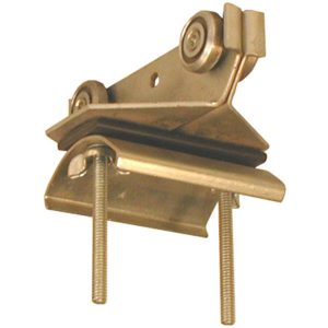 Part No. FC-TR8 5″ Trolley Assembly, 4 Steel Wheels, 3″ dia. Steel Saddle