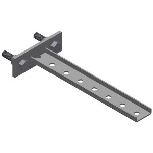 Part No. B-100-BRCT6 Steel Bracket – 7 Holes, 11-1/4″